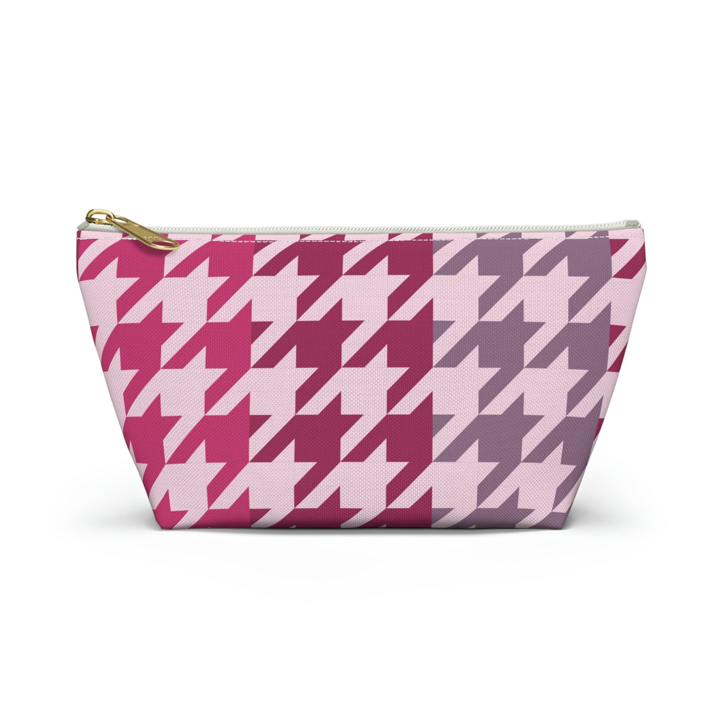 Shades of Pink Garnet Maroon Pouch with T-bottom - BowsAndArtsDesigns