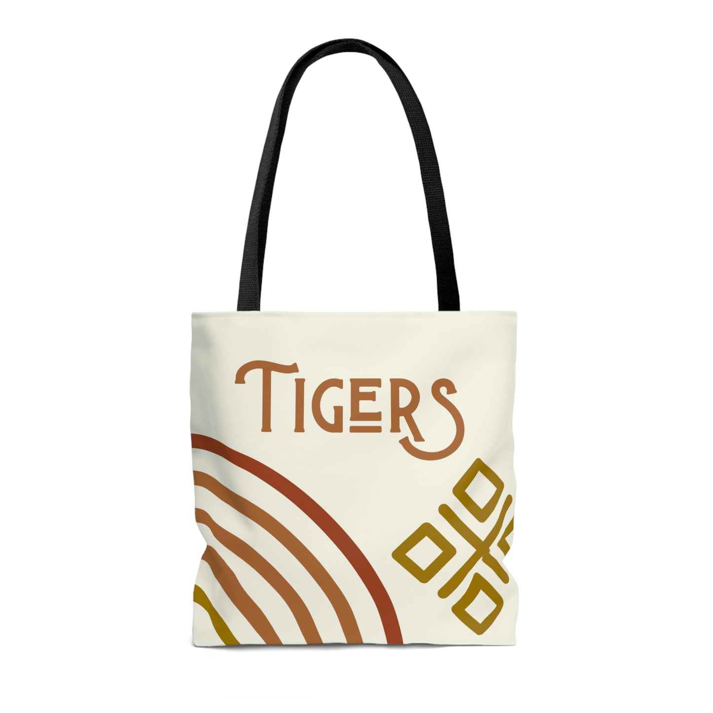 Tigers Mod Rainbow Canvas Tote Bag