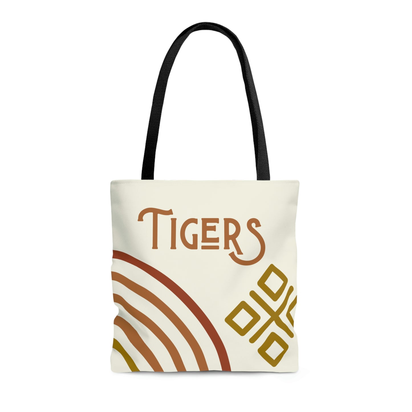 Tigers Mod Rainbow Canvas Tote Bag
