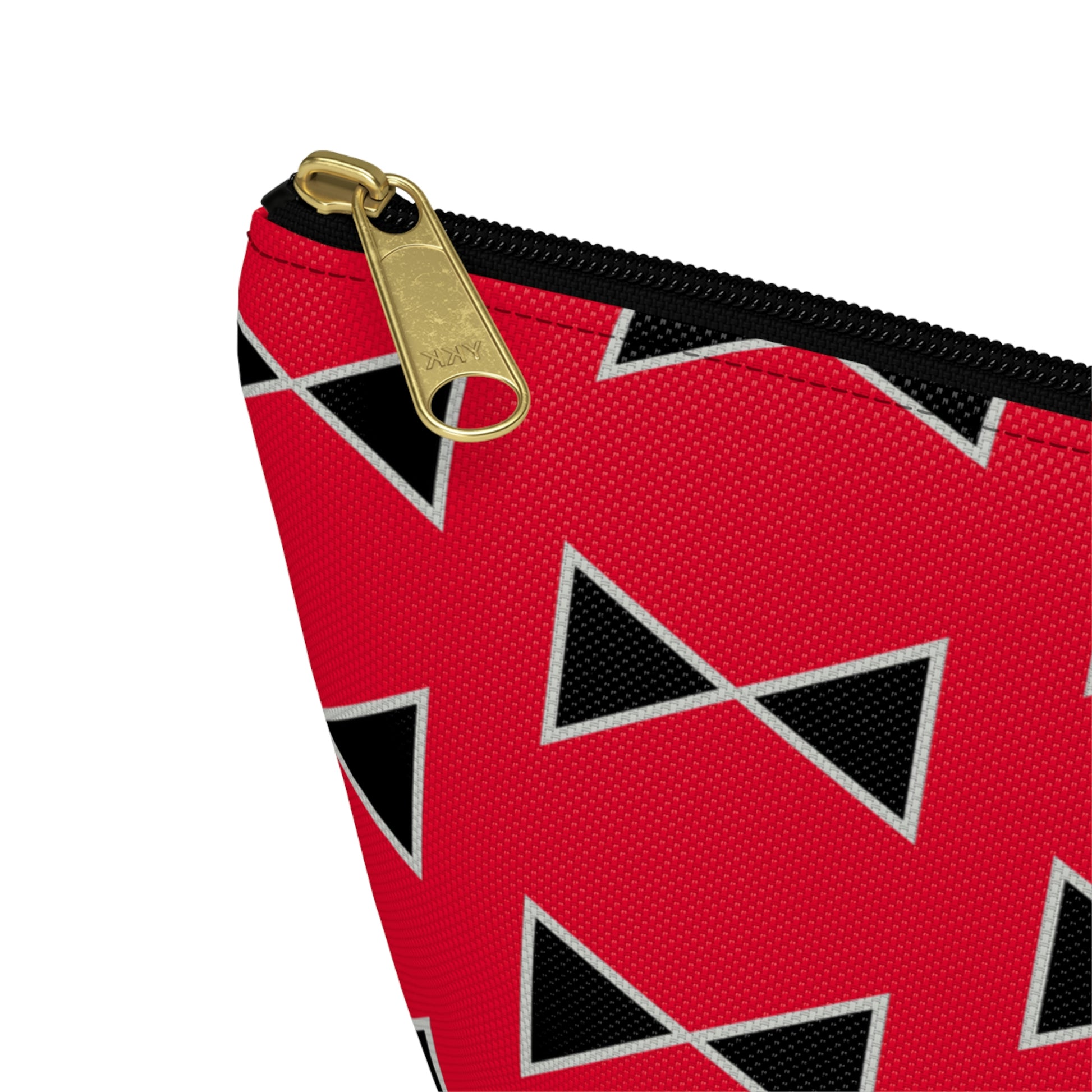Red & Black Bows Accessory Pouch with T-bottom - BowsAndArtsDesigns