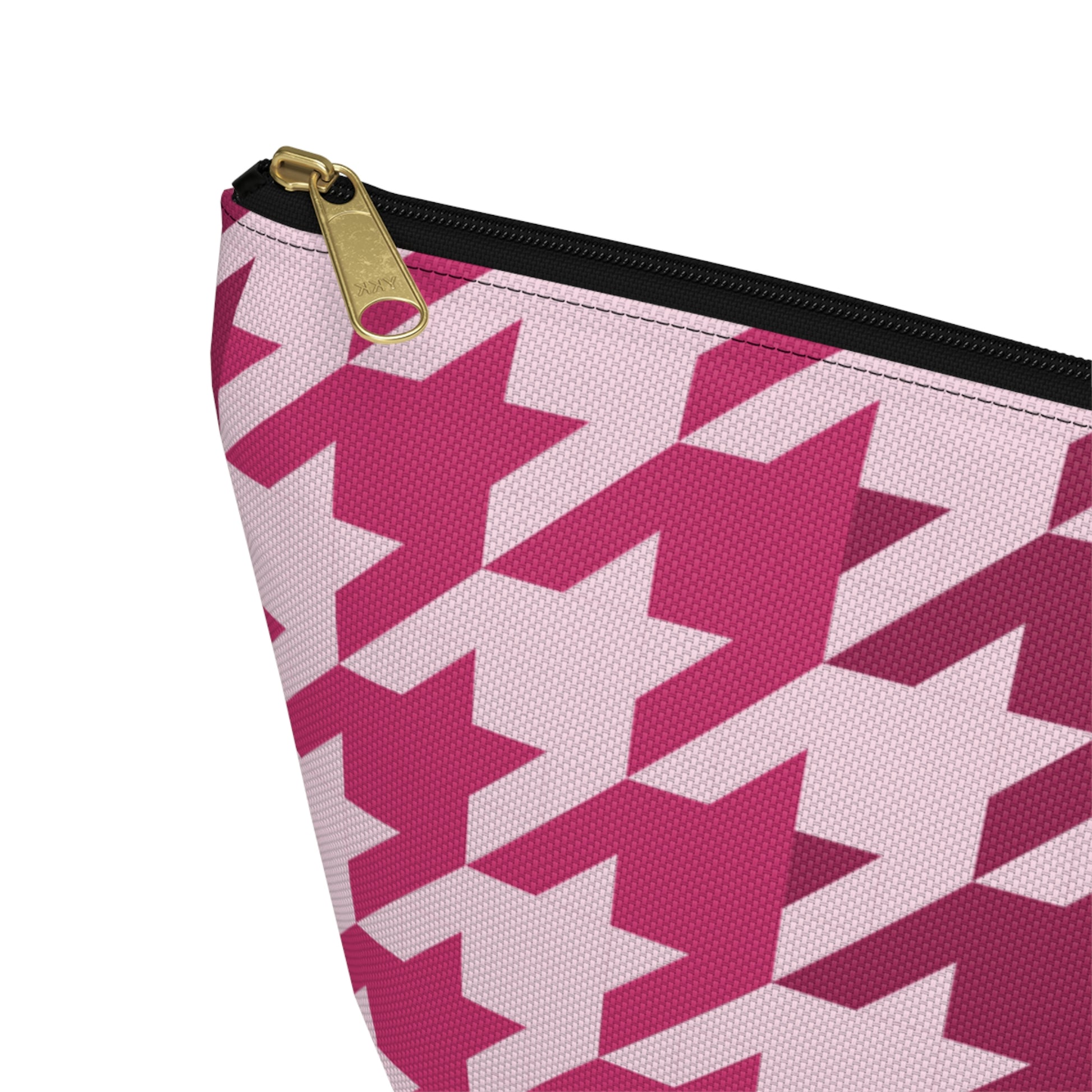 Shades of Pink Garnet Maroon Pouch with T-bottom - BowsAndArtsDesigns