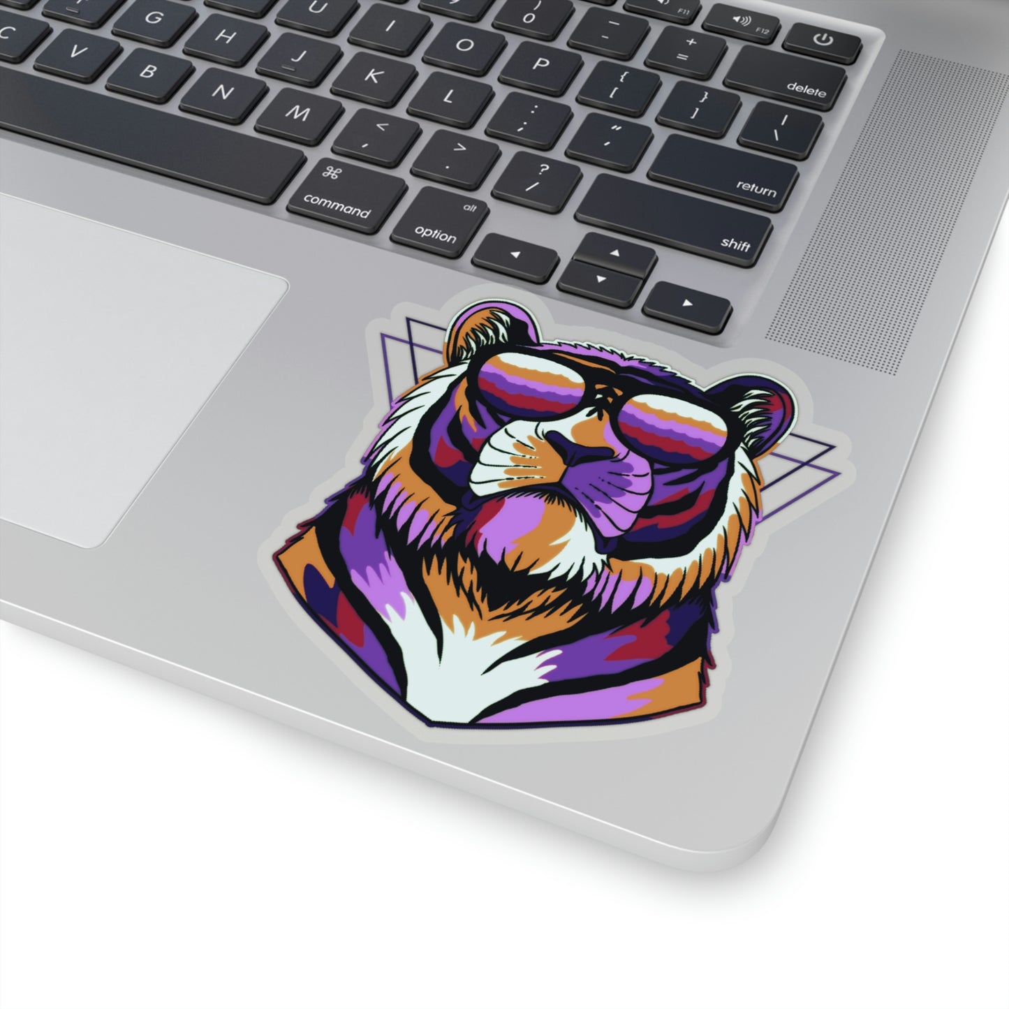 Tundra Tiger Sunnies Kiss-Cut Sticker - BowsAndArtsDesigns