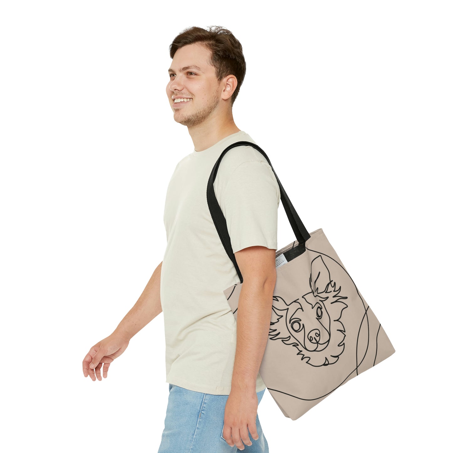 Chihuahua Aesthetic Canvas Tote Bag