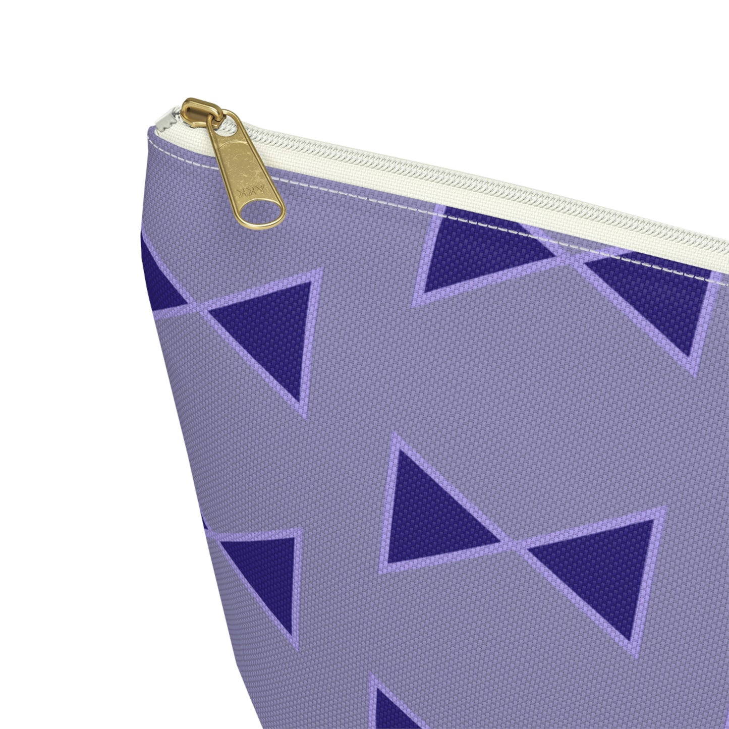 Purple Bows Accessory Pouch with T-bottom - BowsAndArtsDesigns