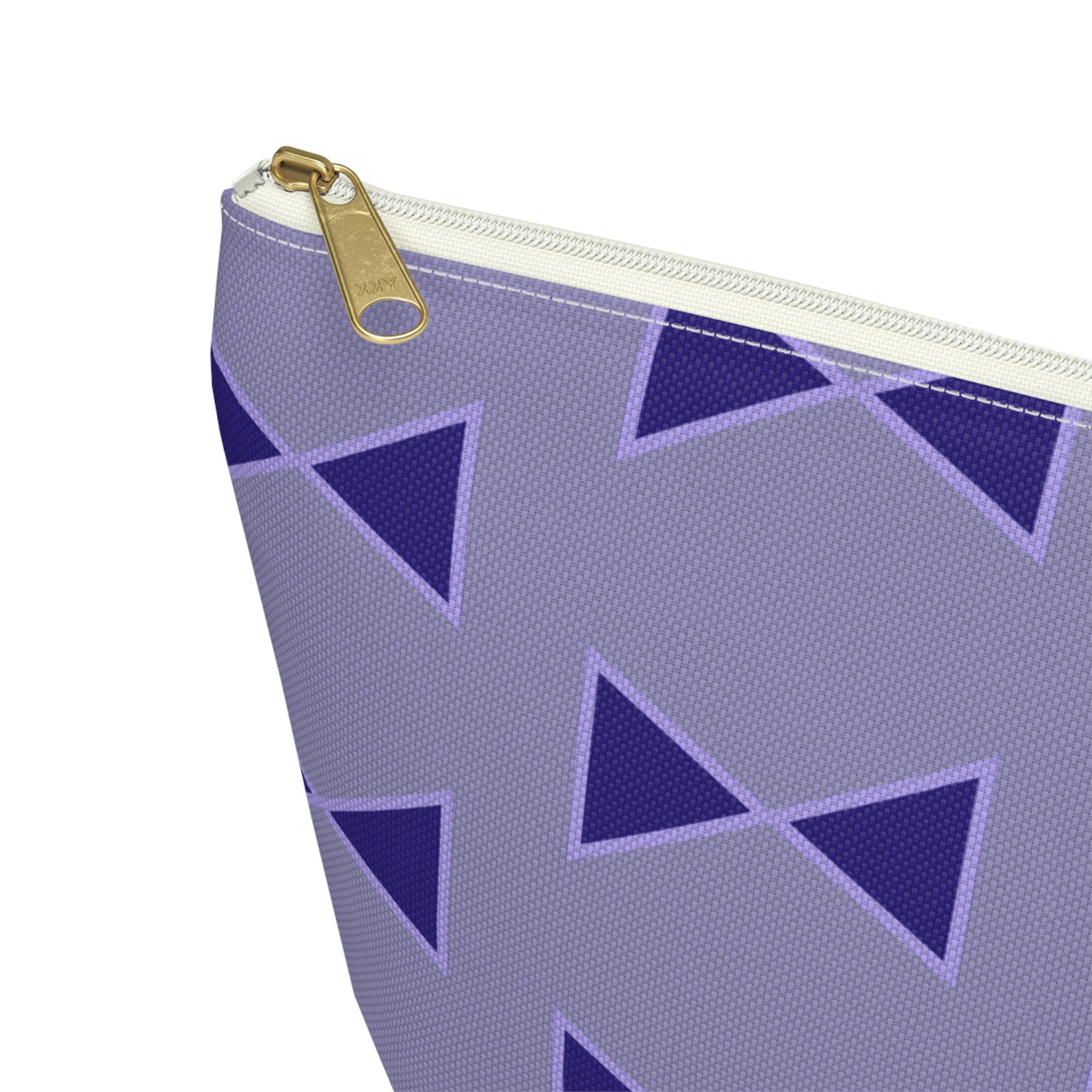 Purple Bows Accessory Pouch with T-bottom - BowsAndArtsDesigns