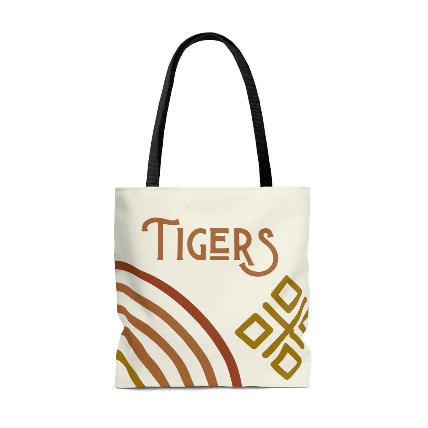 Tigers Mod Rainbow Canvas Tote Bag