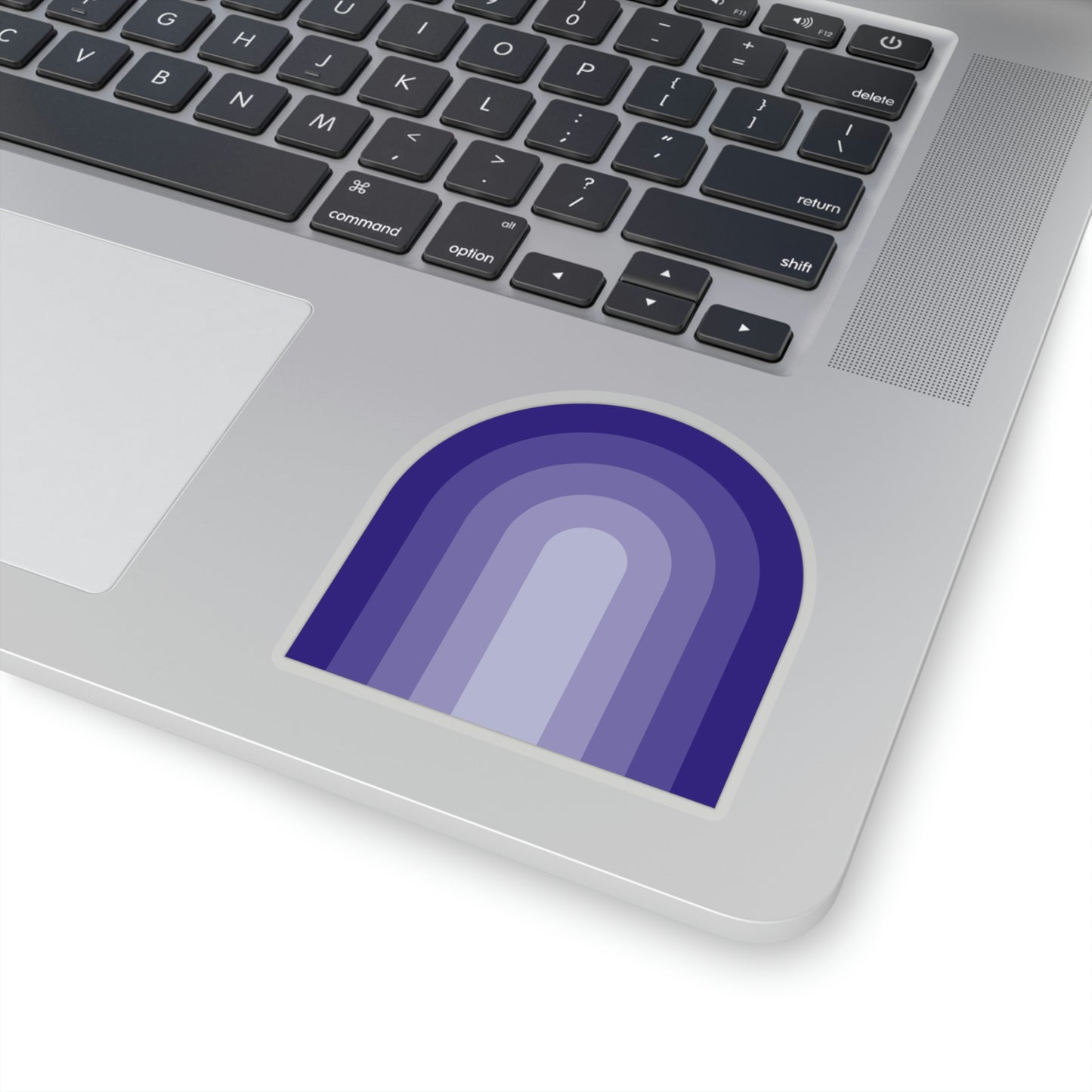 Purple Gradient Rainbow Vinyl Kiss-Cut Sticker - BowsAndArtsDesigns