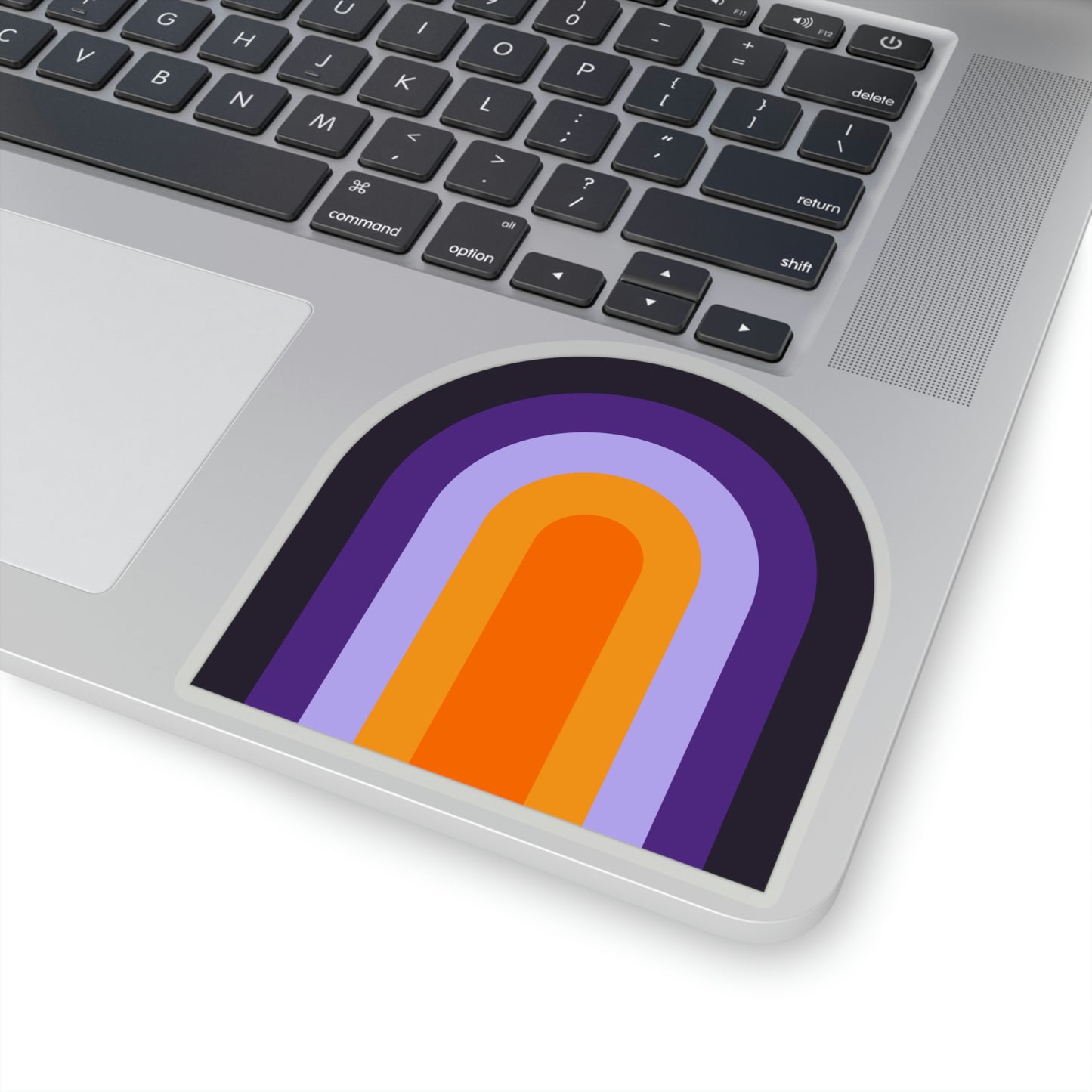 Purple & Orange Vinyl Kiss-Cut Sticker - BowsAndArtsDesigns