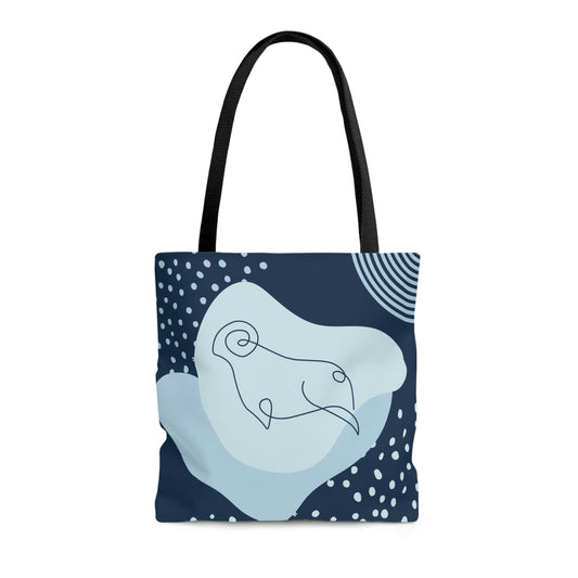 Ram Aesthetic Canvas Tote Bag