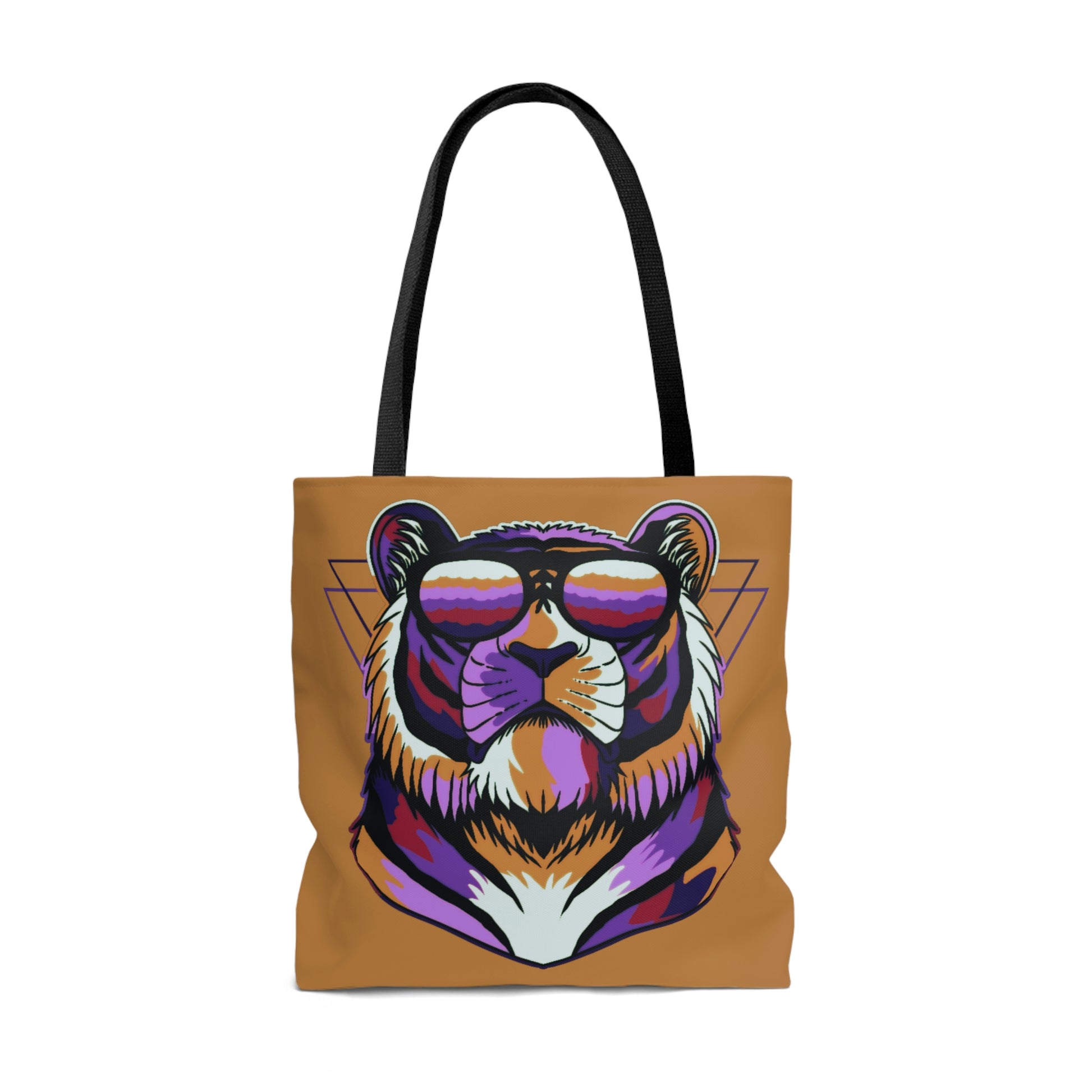Tundra Tiger Sunnies Canvas Tote Bag - BowsAndArtsDesigns