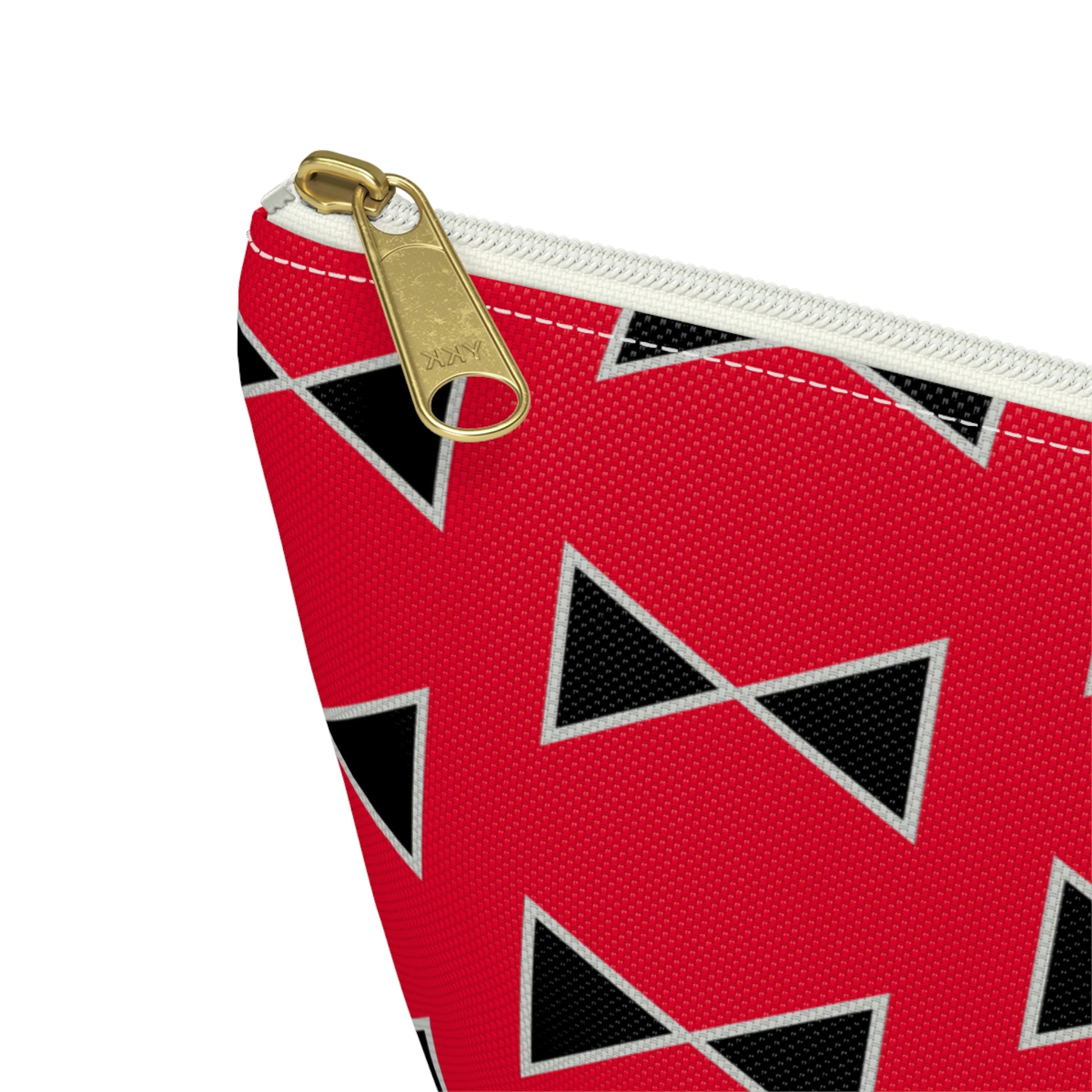 Red & Black Bows Accessory Pouch with T-bottom - BowsAndArtsDesigns