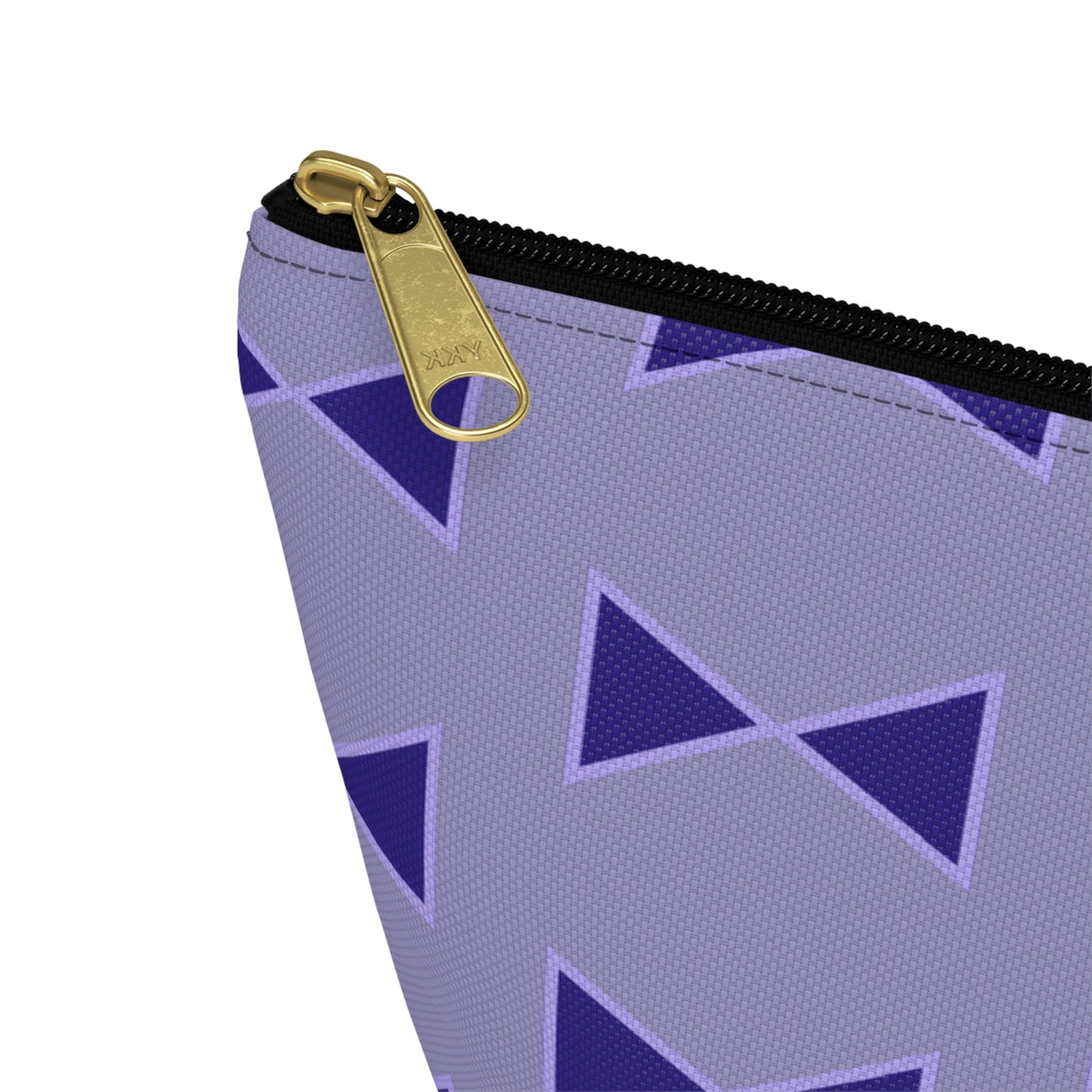 Purple Bows Accessory Pouch with T-bottom - BowsAndArtsDesigns