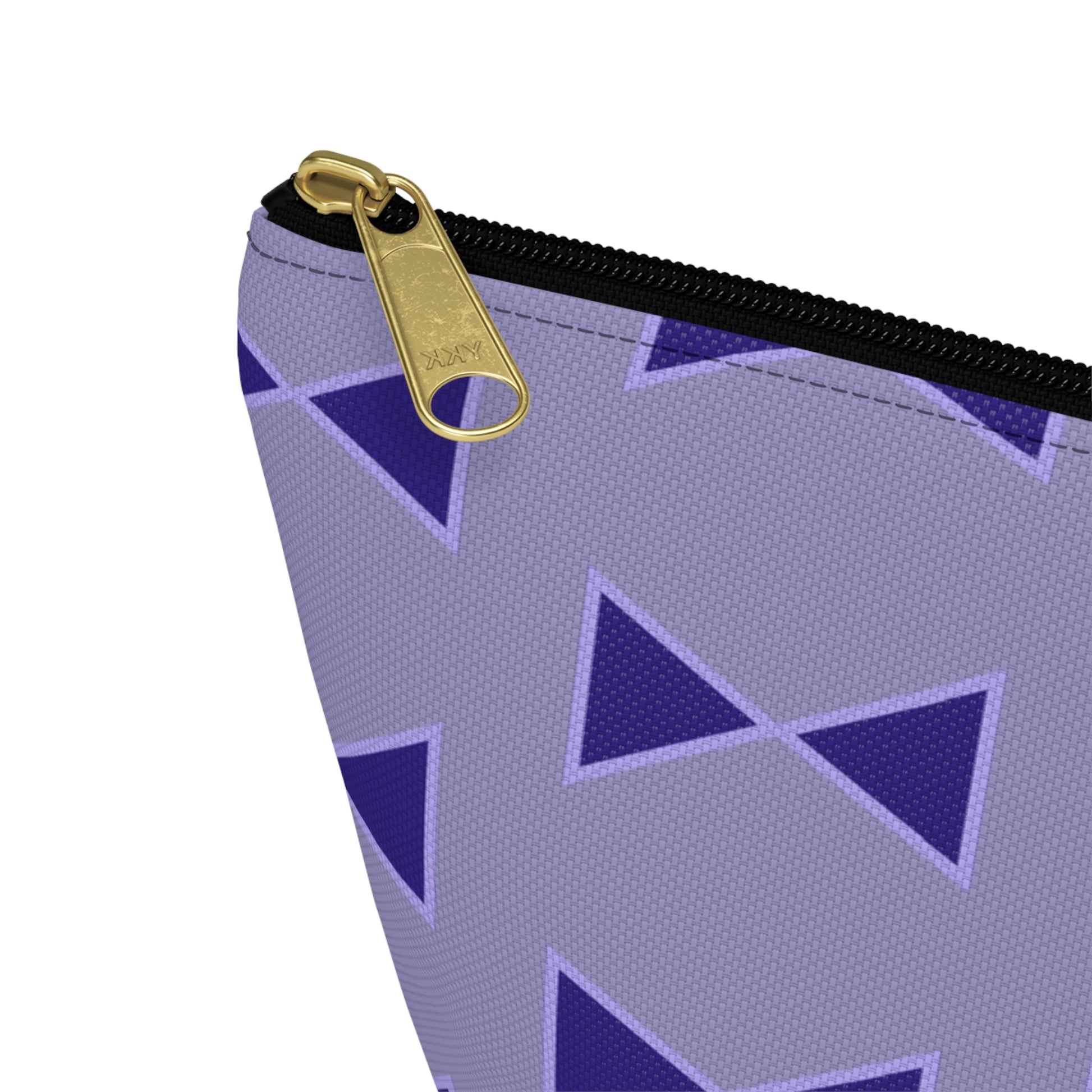 Purple Bows Accessory Pouch with T-bottom - BowsAndArtsDesigns
