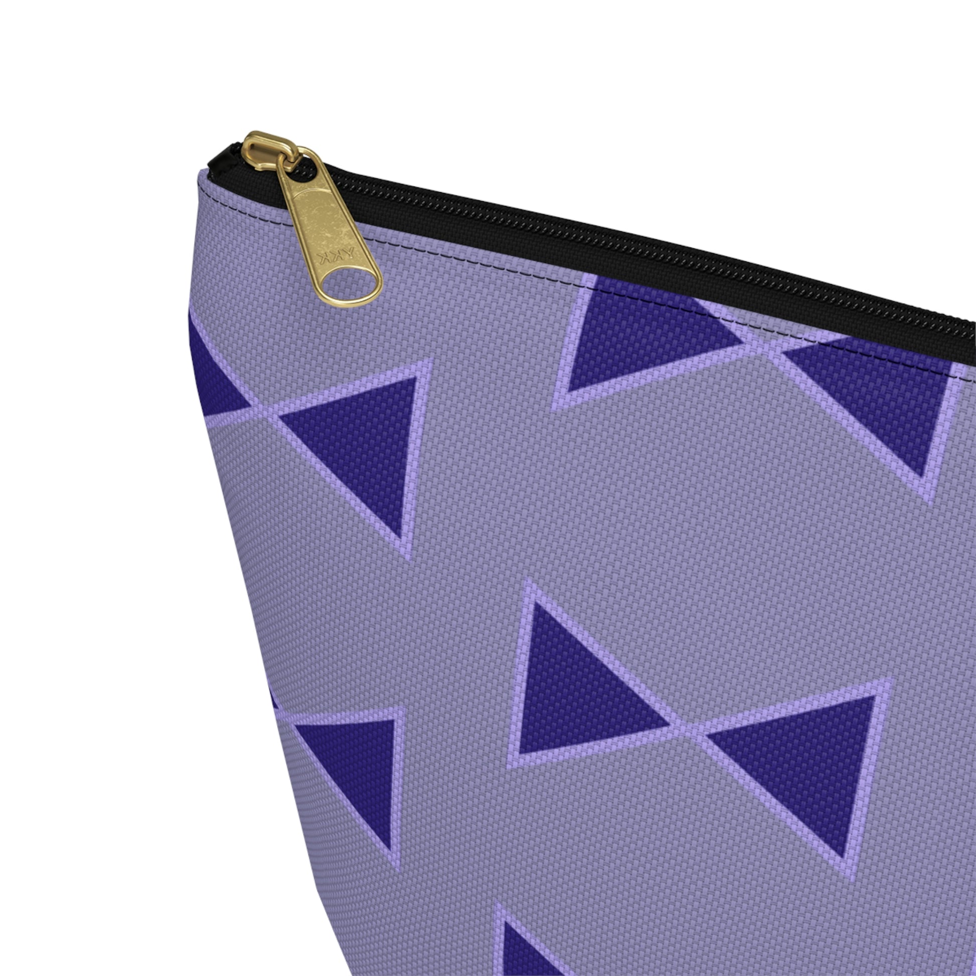 Purple Bows Accessory Pouch with T-bottom - BowsAndArtsDesigns
