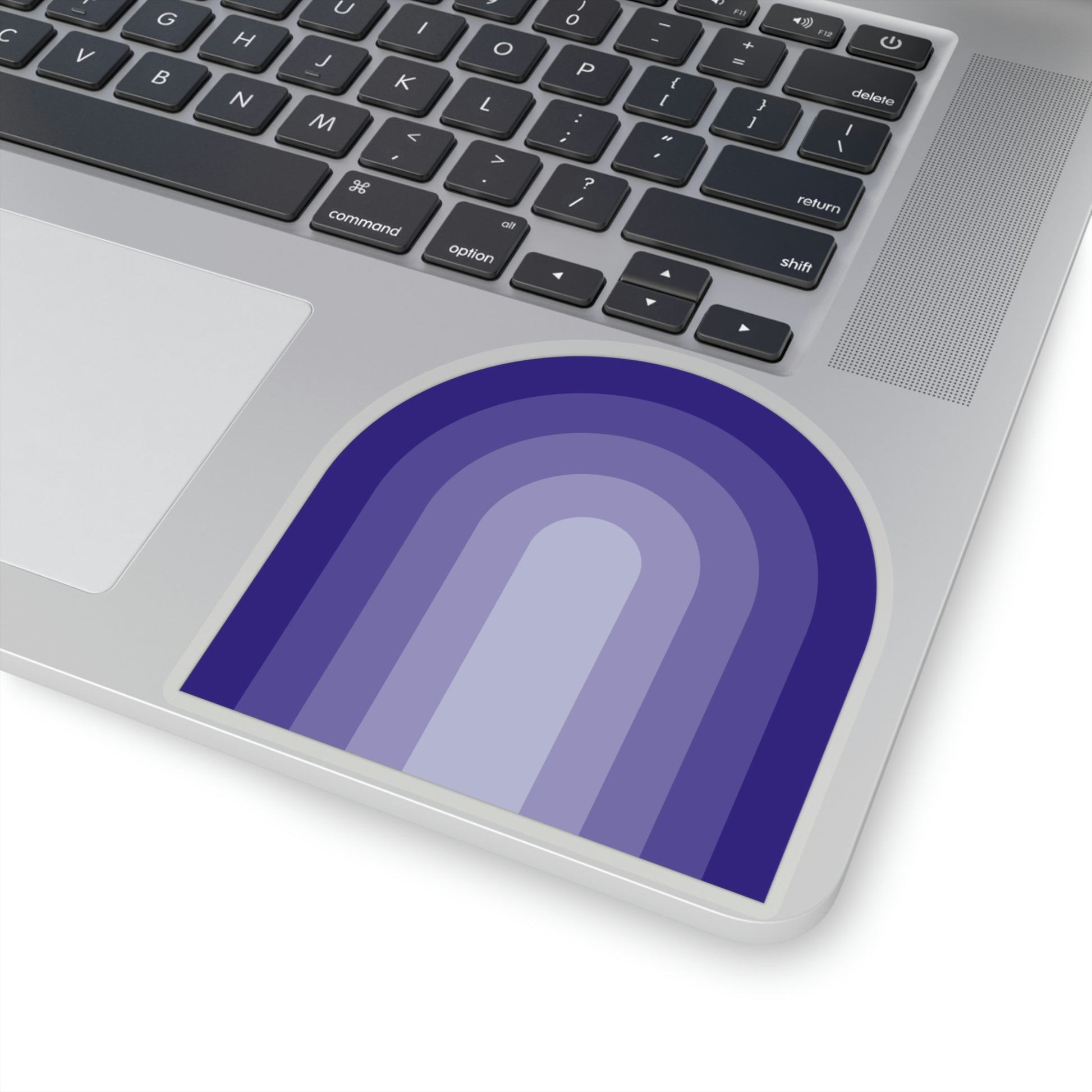 Purple Gradient Rainbow Vinyl Kiss-Cut Sticker - BowsAndArtsDesigns