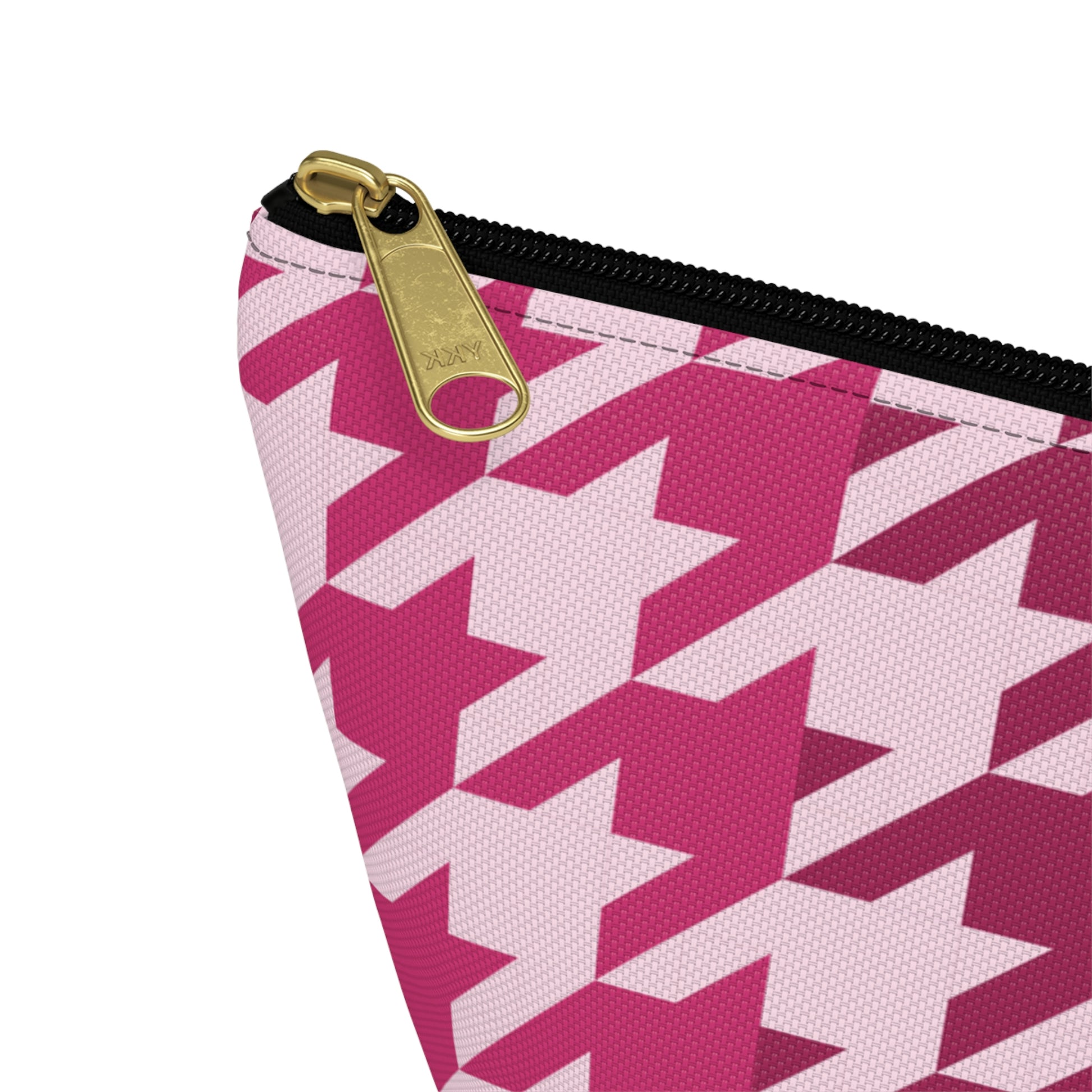 Shades of Pink Garnet Maroon Pouch with T-bottom - BowsAndArtsDesigns