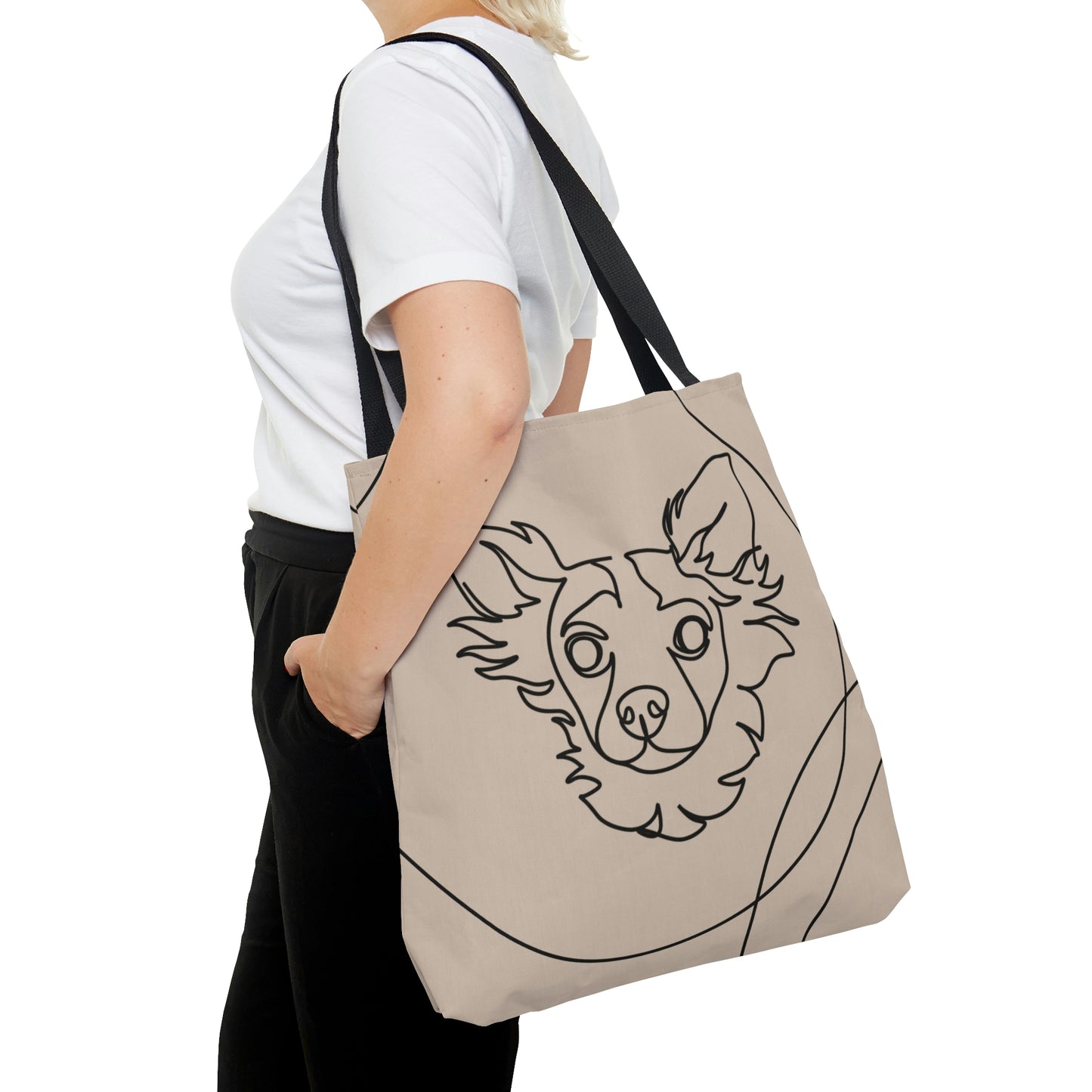 Chihuahua Aesthetic Canvas Tote Bag