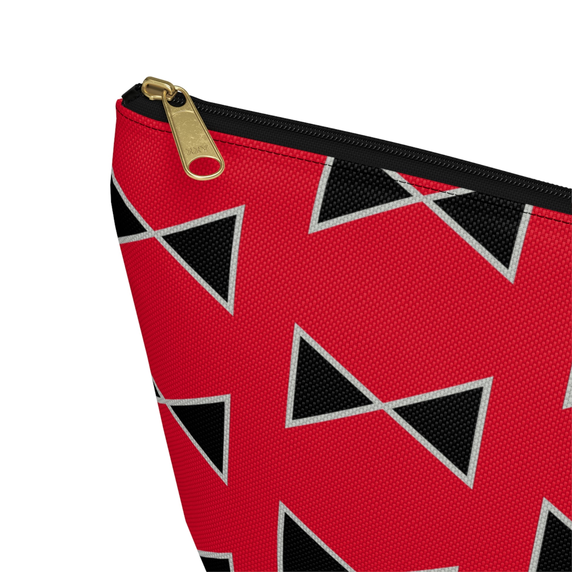 Red & Black Bows Accessory Pouch with T-bottom - BowsAndArtsDesigns