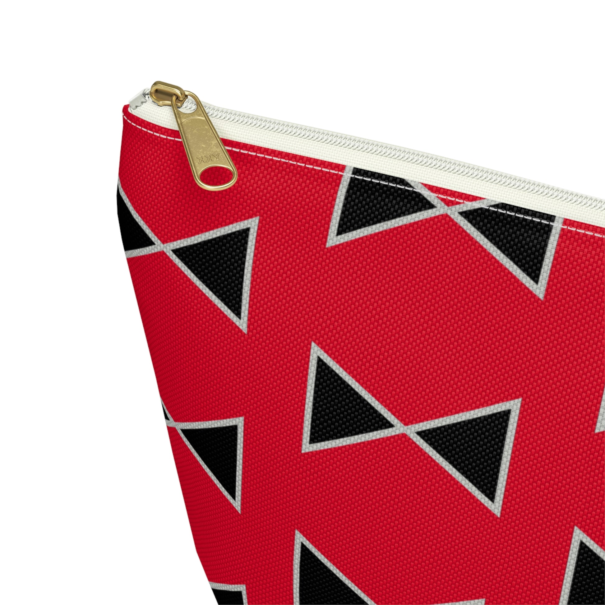 Red & Black Bows Accessory Pouch with T-bottom - BowsAndArtsDesigns