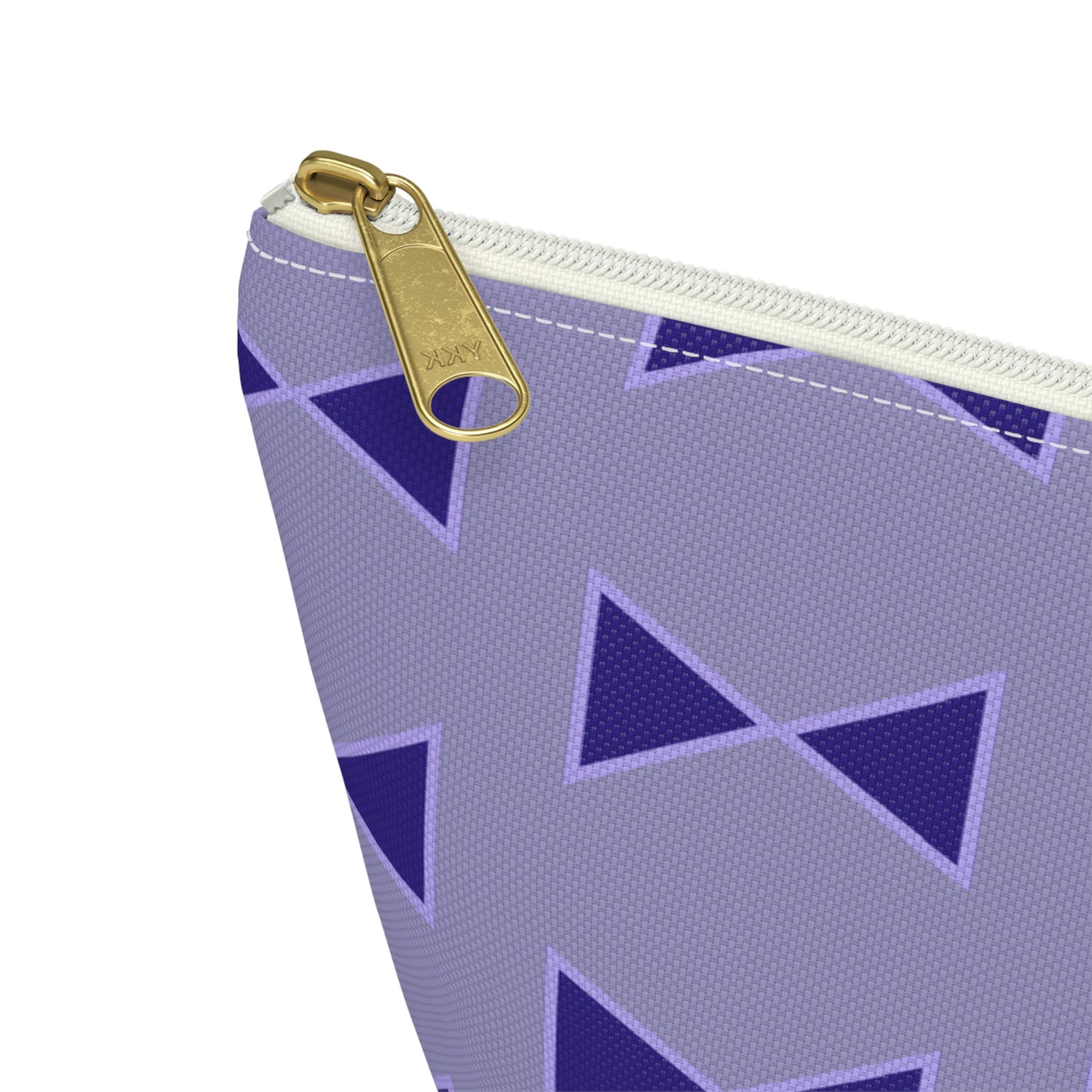 Purple Bows Accessory Pouch with T-bottom - BowsAndArtsDesigns