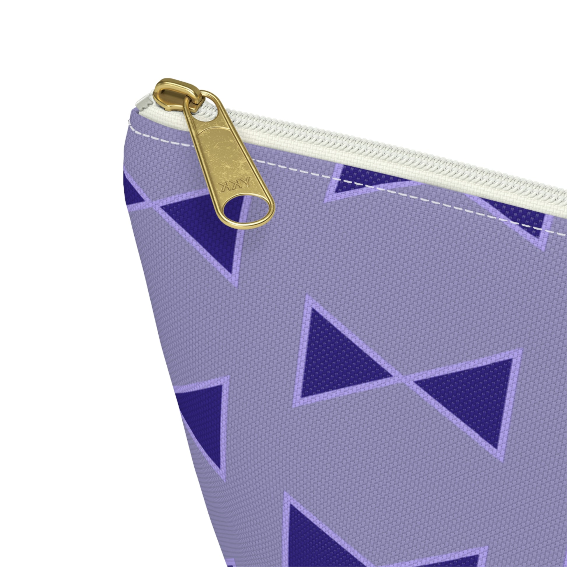 Purple Bows Accessory Pouch with T-bottom - BowsAndArtsDesigns