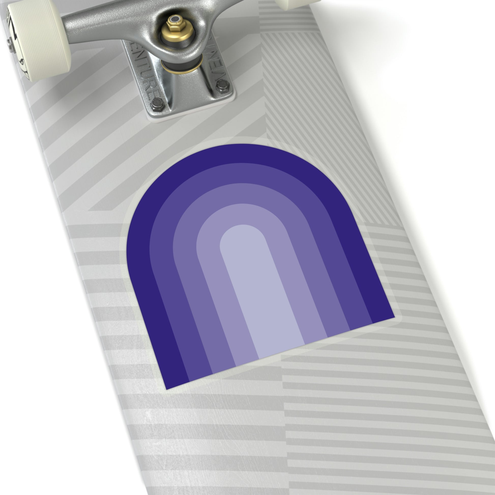 Purple Gradient Rainbow Vinyl Kiss-Cut Sticker - BowsAndArtsDesigns